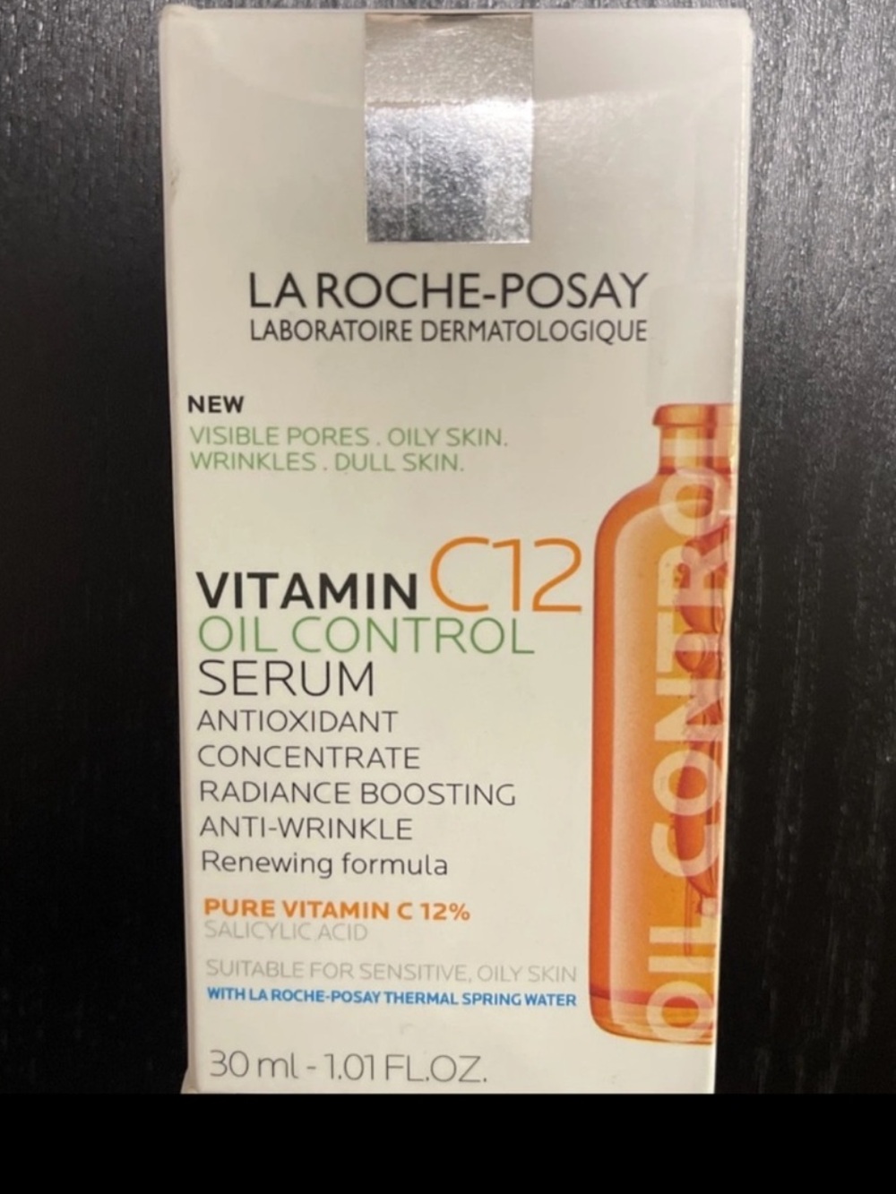 La Roche-Posay Vitamin C12 Oil Control Serum — Orange Radiance Booster